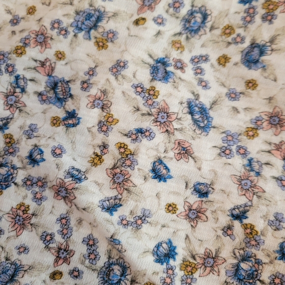 Lucky Brand Ditsy Floral Midi Wrap Dress - Picture 7 of 7